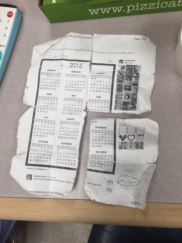 paper nurse schedule