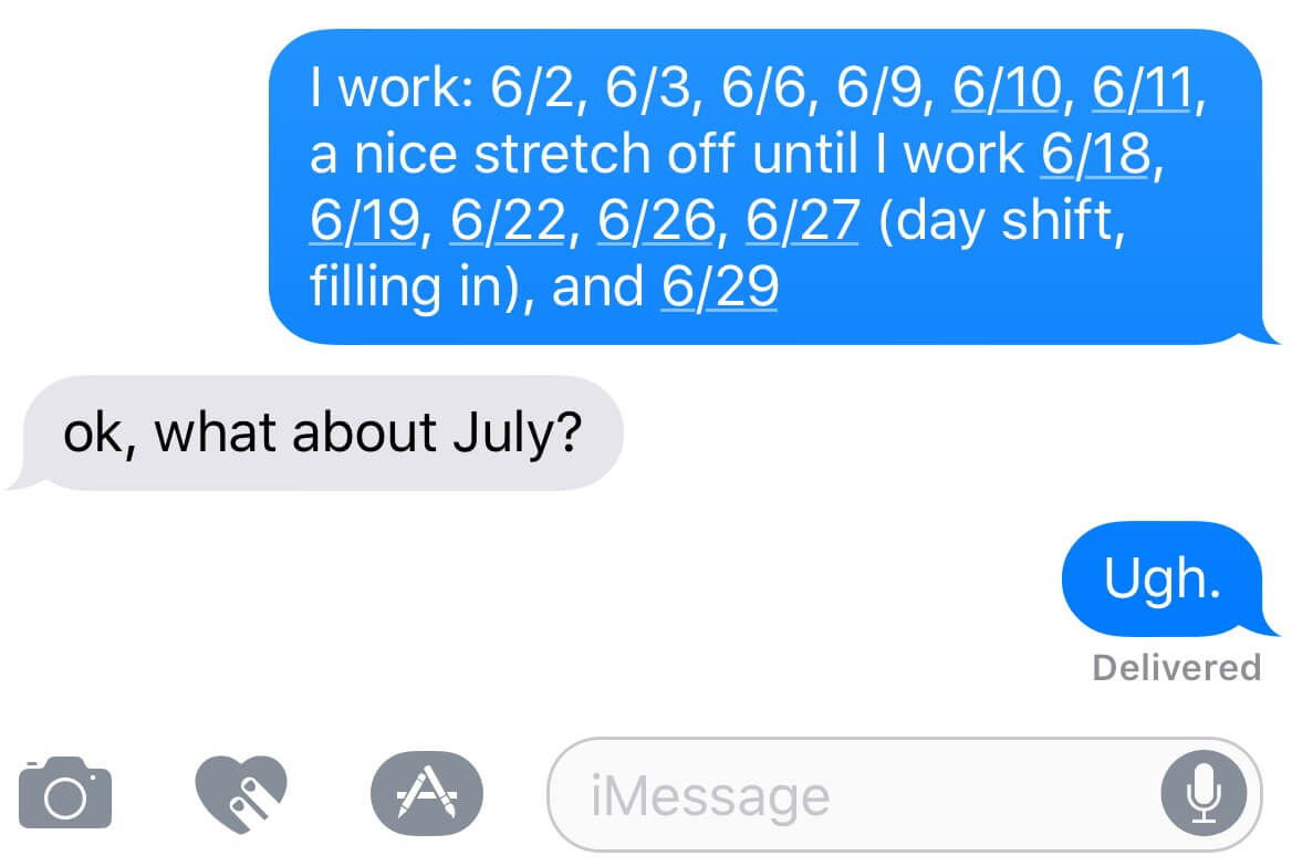 Scheduling without Nursegrid