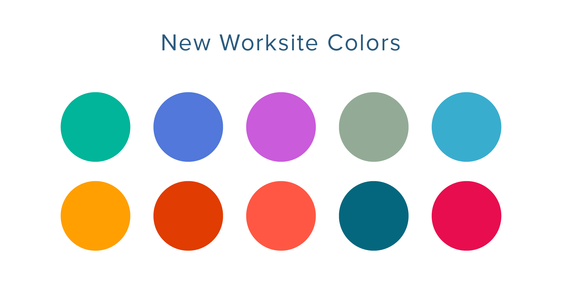 New Worksite Colors