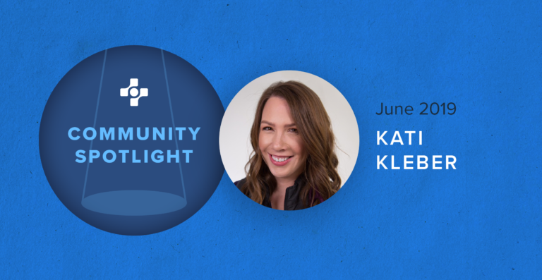 Community Spotlight - June - Kati Kleber