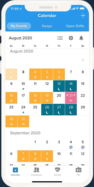 Nursegrid: Nurse Calendar App