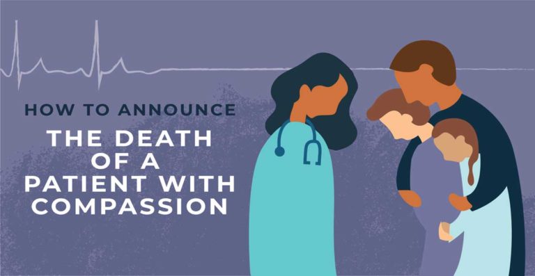 announcing death with compassion