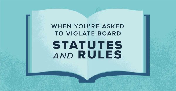 asked to violate rules